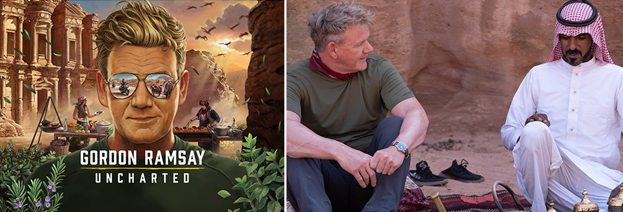 Imagen post: “Uncharted” con el chef Gordon Ramsay en Jordania