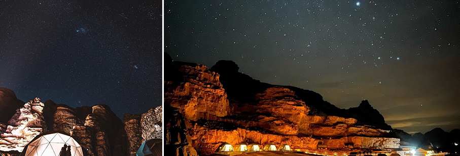 Imagen post: Impresionante lluvia de meteoritos en el desierto de Wadi Rum